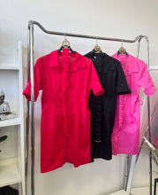 Kép betöltése a galériamegjelenítőbe: 23314 VINETTA vászon mini ruha
