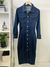 Kép betöltése a galériamegjelenítőbe: 2286 INDIGO farmer ruha

