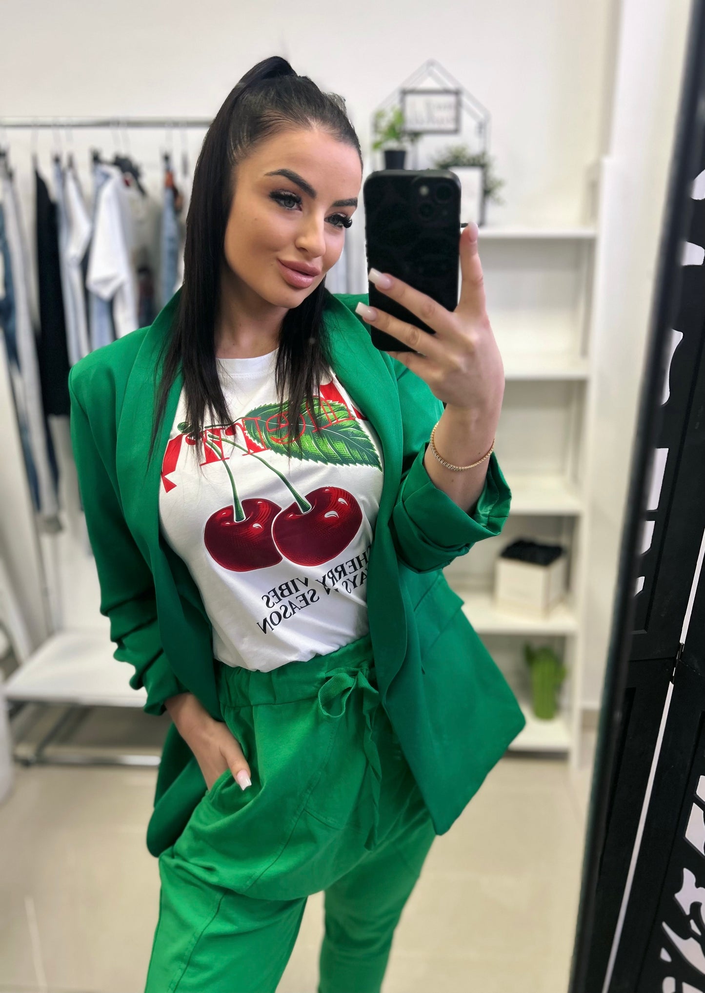 2415 CHERRY VIBES pamut póló