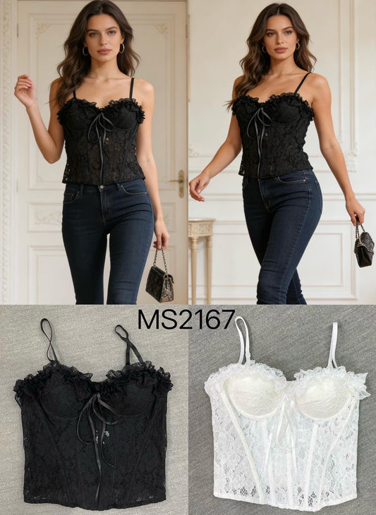 2167 SELINA csipke míder