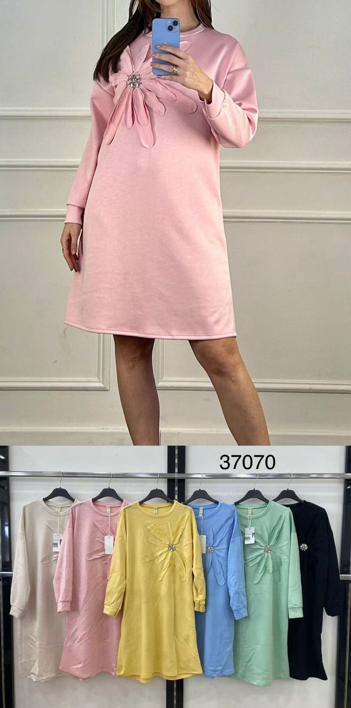 37070 EMMA köves virágos ruha