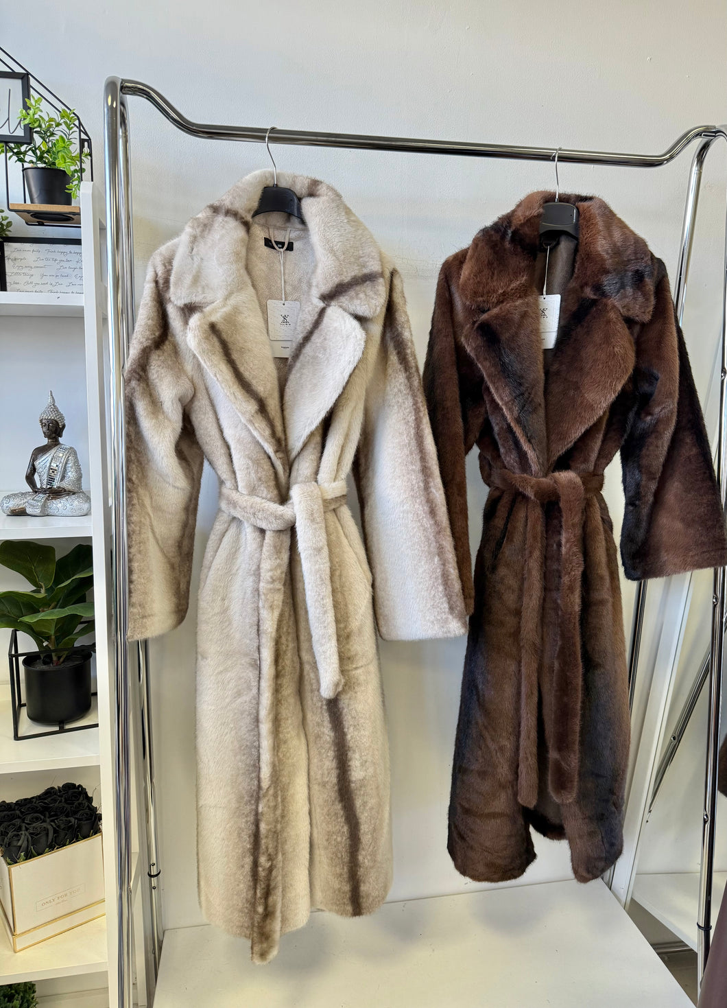 22071 JUDY kötős zsebes műszőrme bunda