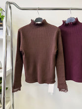 Kép betöltése a galériamegjelenítőbe: 8066 MELITTA basic csipkebetétes felső
