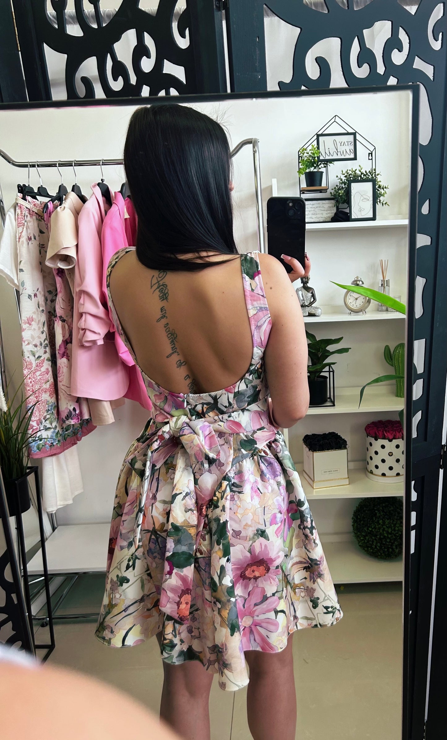 231155 CARINA virágos miniruha