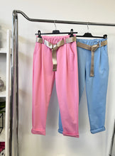 Kép betöltése a galériamegjelenítőbe: 6773 LOREN öves pamut nadrág
