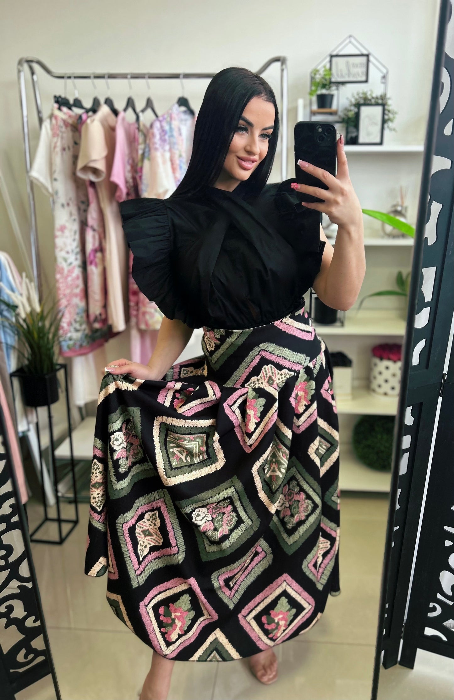 8391 SELENA szoknya+ blúz szett