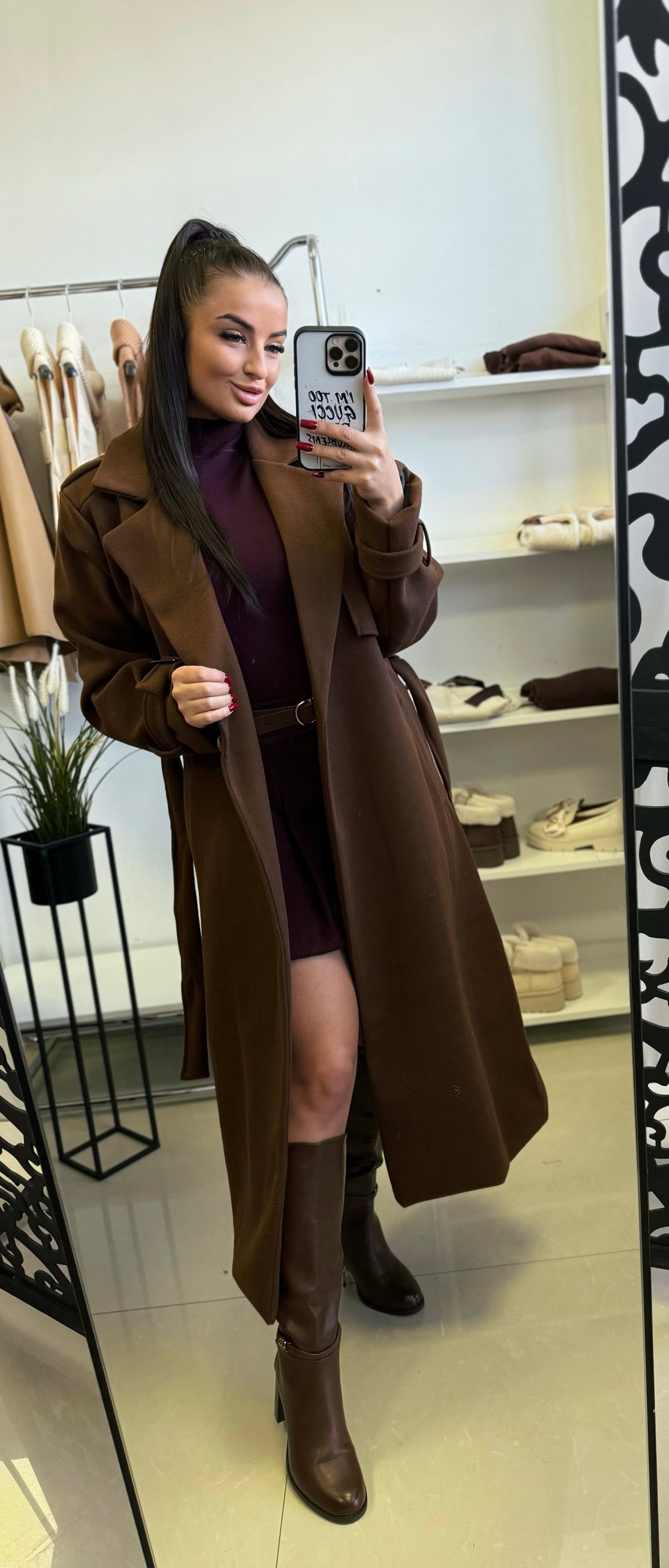 10805 EMILY öves szövetkabát
