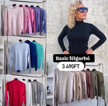 Kép betöltése a galériamegjelenítőbe: 002 BASIC félgarbó
