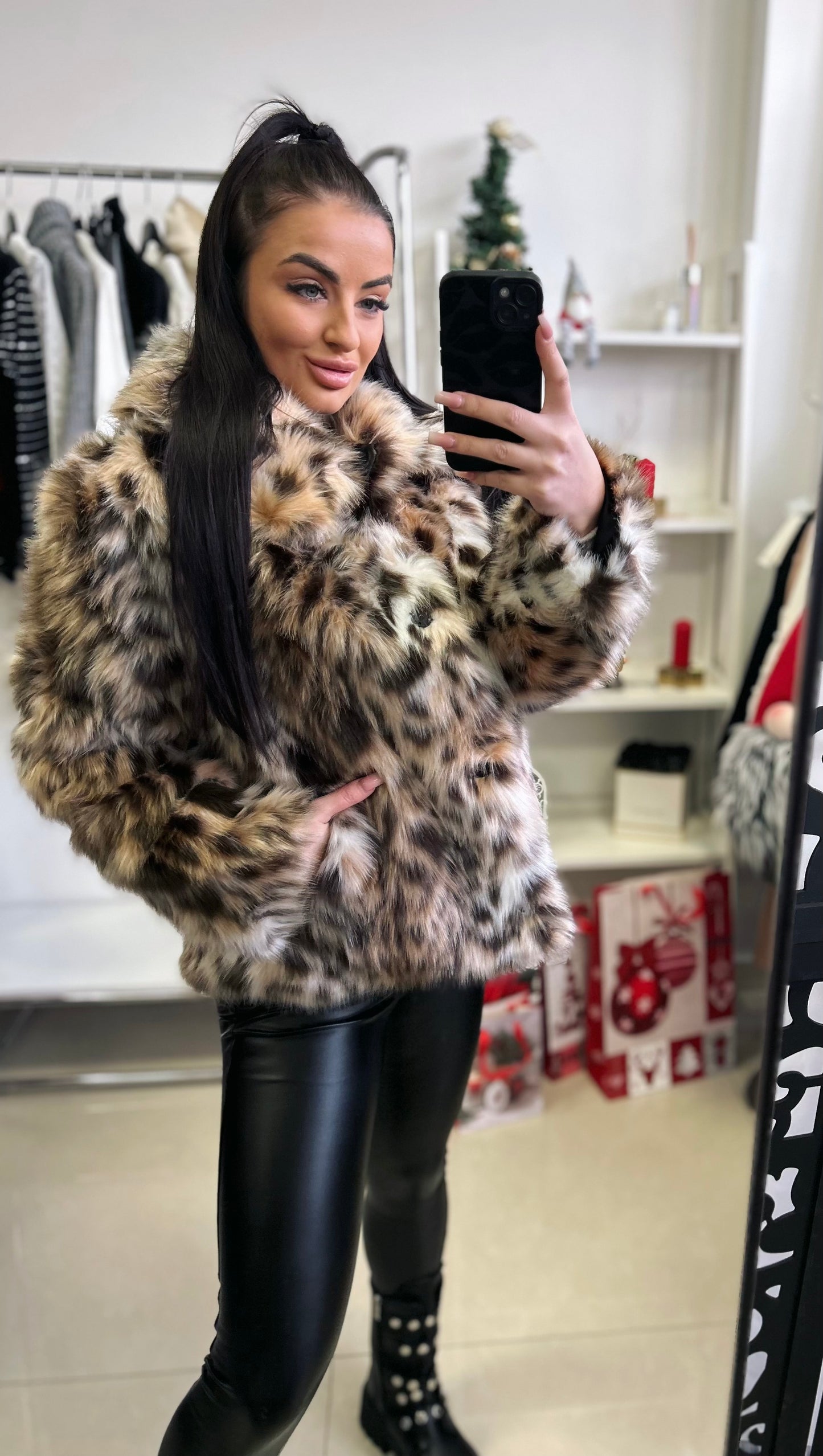 66071 LEOPARD műszőrme bunda
