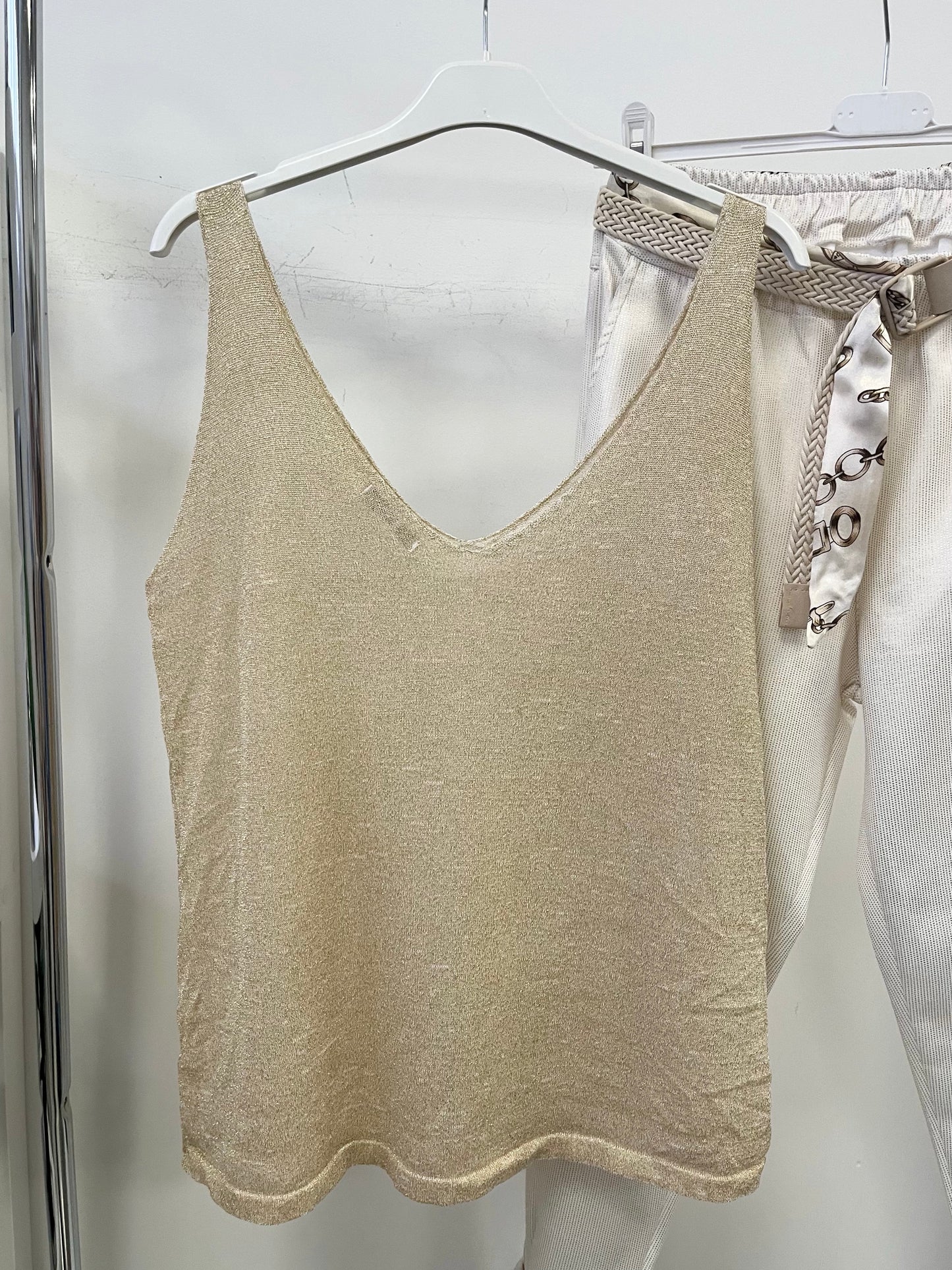 250 LUREX mintás felső