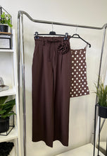 Kép betöltése a galériamegjelenítőbe: 18680 ELLY magas derekú vászon nadrág
