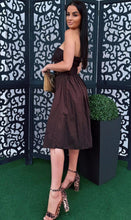 Kép betöltése a galériamegjelenítőbe: 59681 MARGOT vászon ruha övvel
