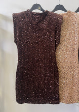 Kép betöltése a galériamegjelenítőbe: 6699 TERRY flitteres miniruha
