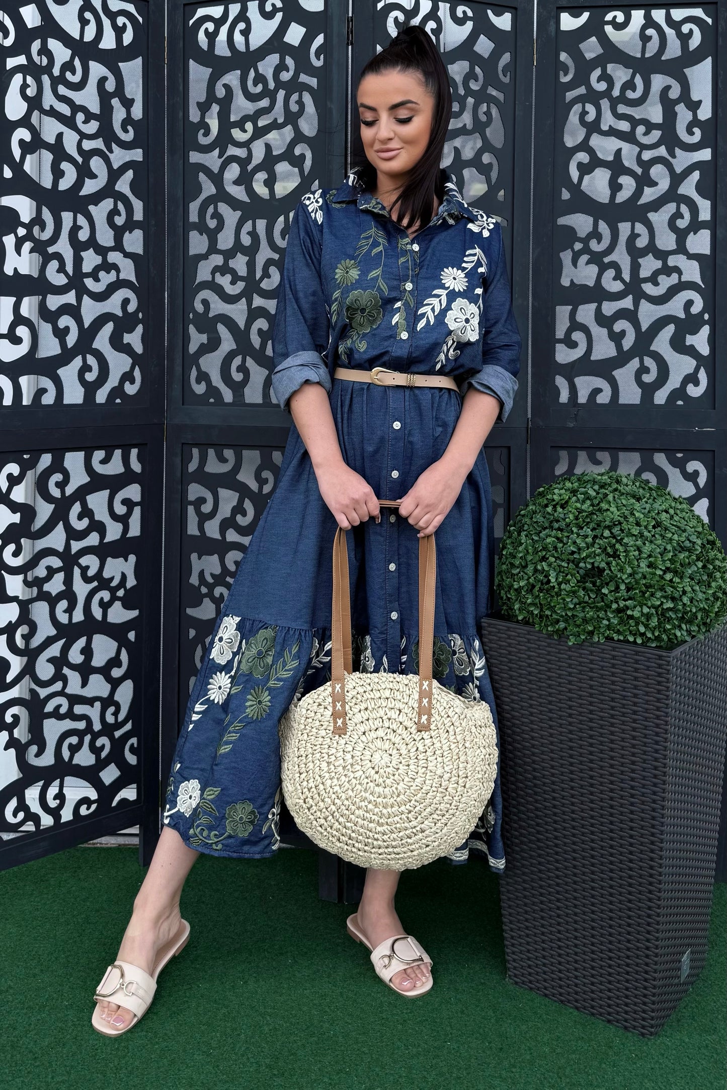 5914 HÍMZETT Farmer ruha