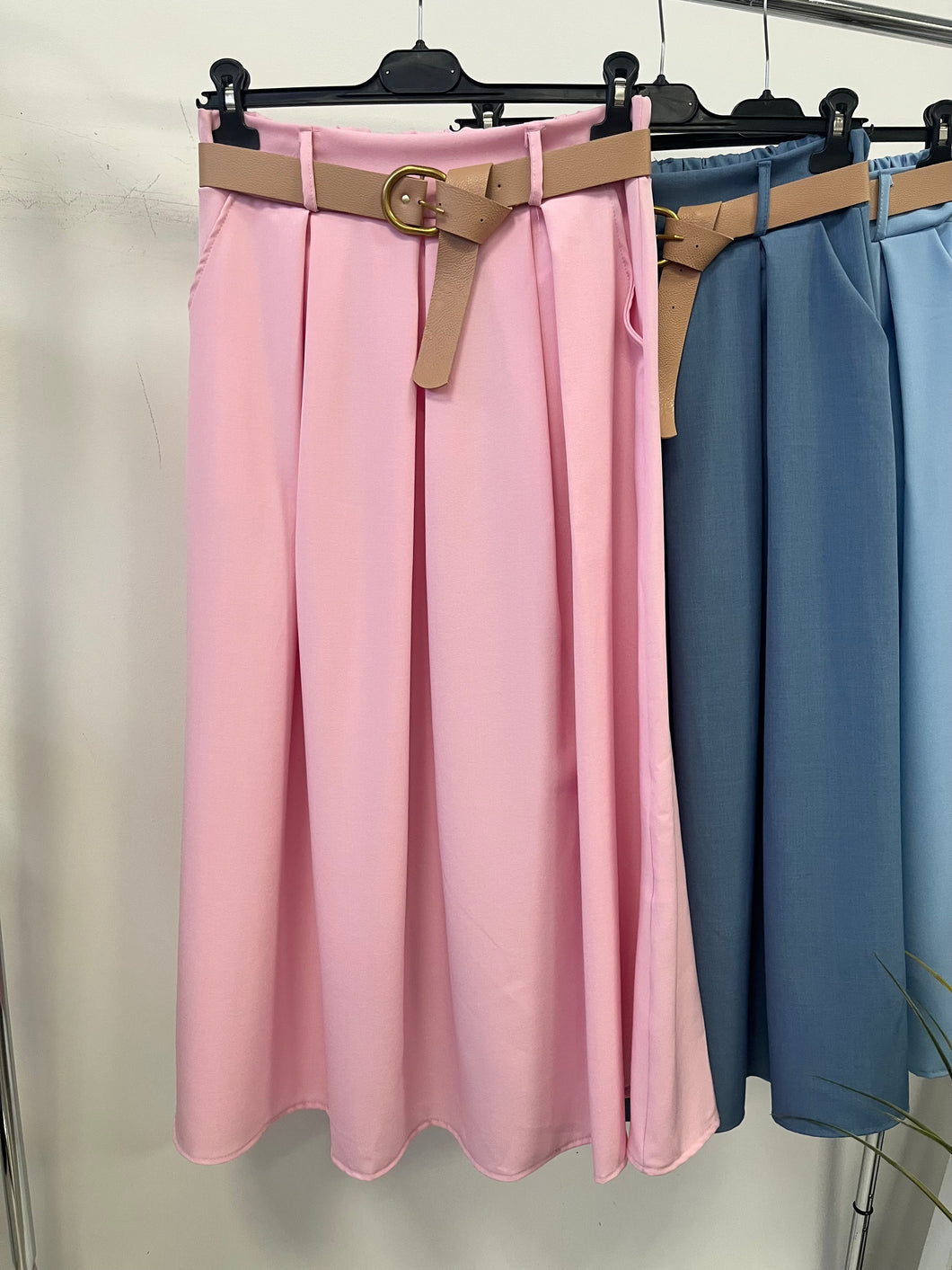 7755 VICTORIA zsebes hosszú szoknya