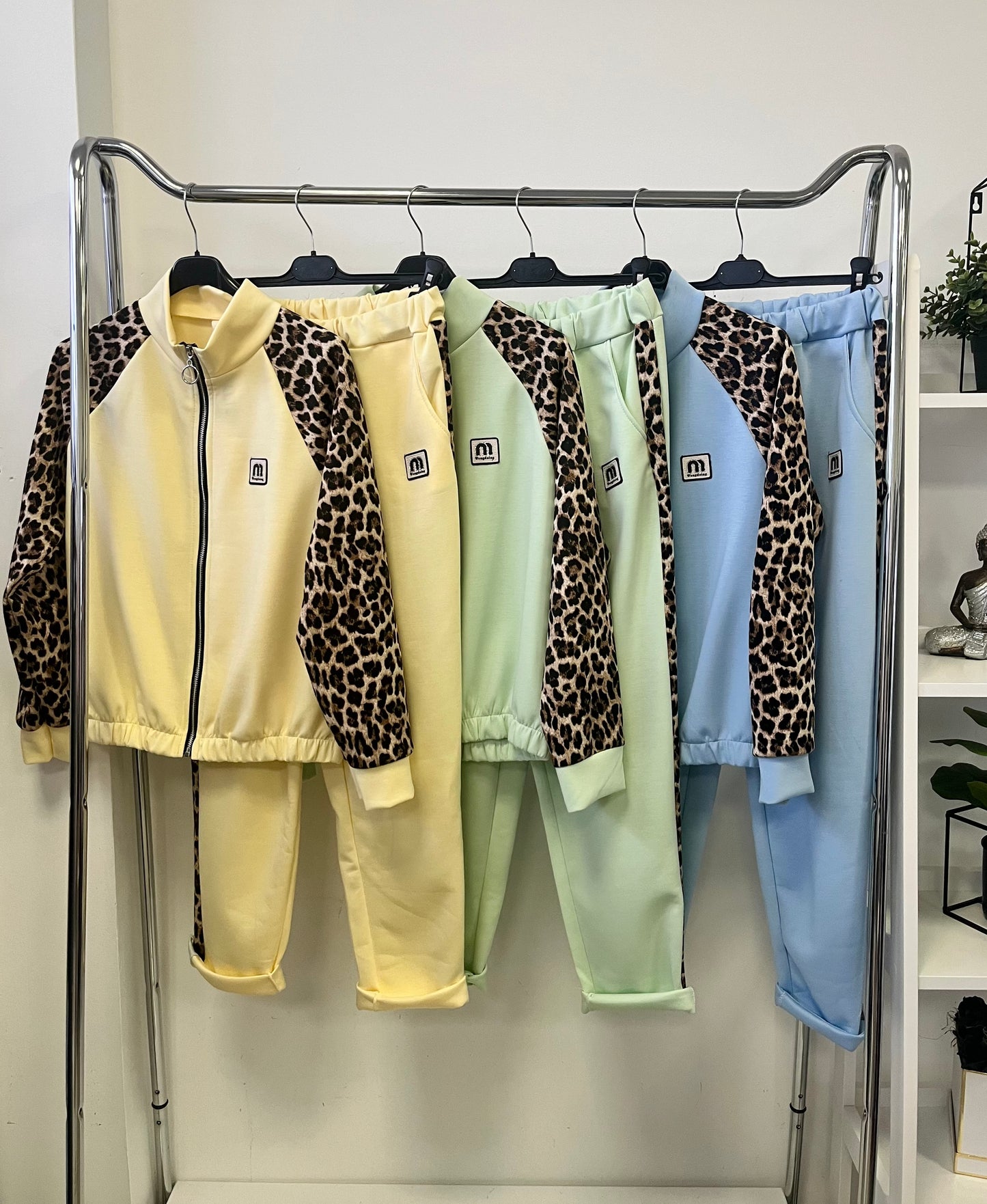 8713 MIU színes-leopárd jogging