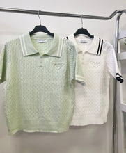 Kép betöltése a galériamegjelenítőbe: 656 PARIS galléros tavaszi kötött felső
