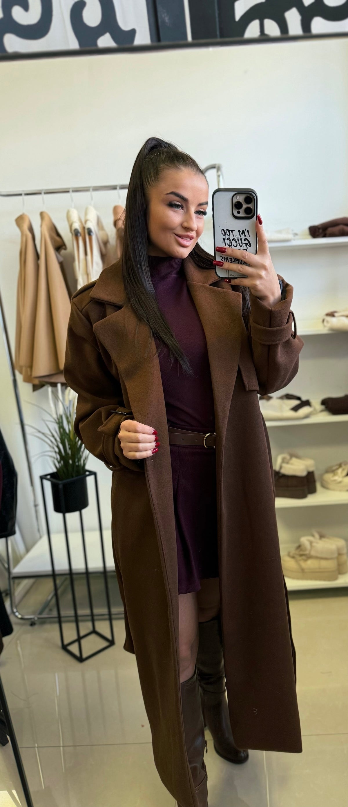 10805 EMILY öves szövetkabát