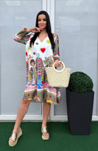 Kép betöltése a galériamegjelenítőbe: 10659 CACTUS mintás ruha
