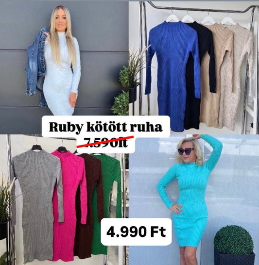 M005 RUBY kötött ruha