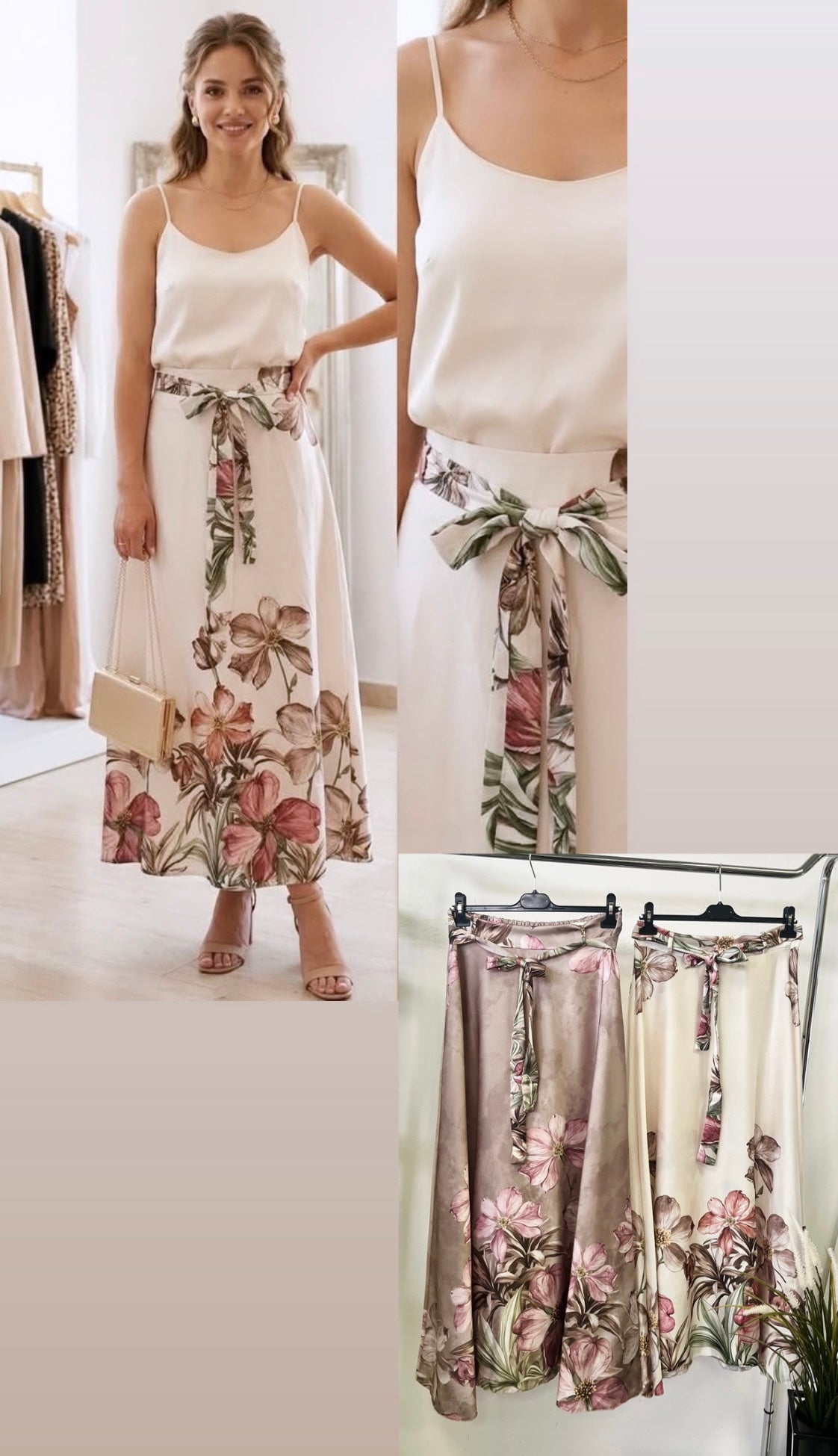 4981 AMANDA virágos maxi szoknya