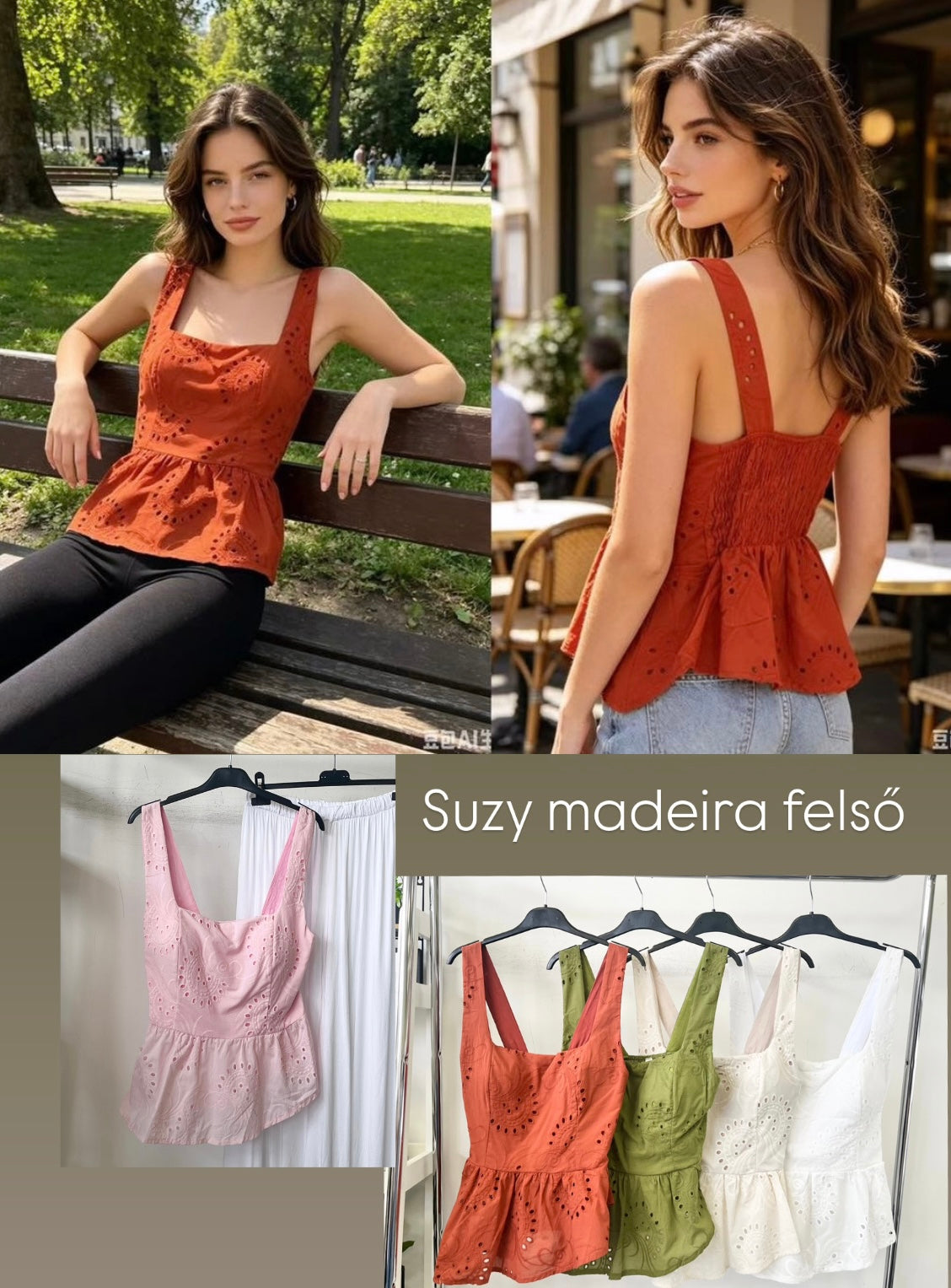 29013 SUZY madeira pántos felső