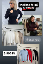 Kép betöltése a galériamegjelenítőbe: 8066 MELITTA basic csipkebetétes felső
