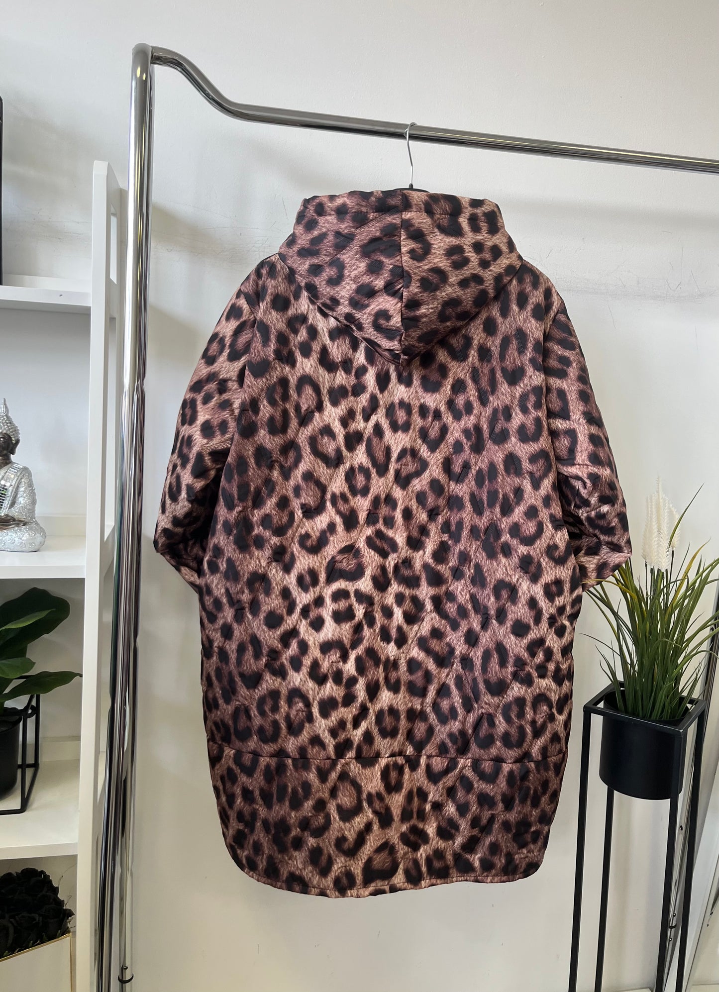 05601 LEOPARD oversize steppelt kabàt