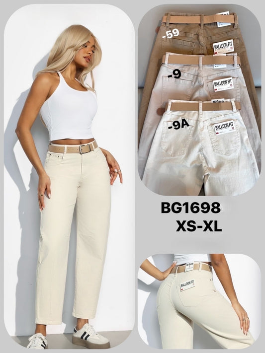 1698 BEIGE balloon fit farmer