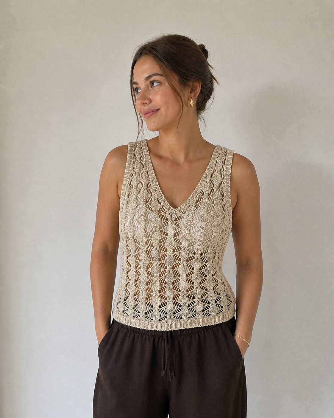 10893 LUREX mintás trikó