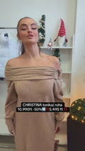 Videó betöltése és lejátszása a galériamegjelenítőben: 3301 CHRISTINA tunika / ruha

