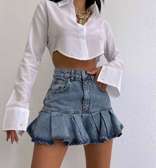 5505 KATY Farmer fodros miniszoknya