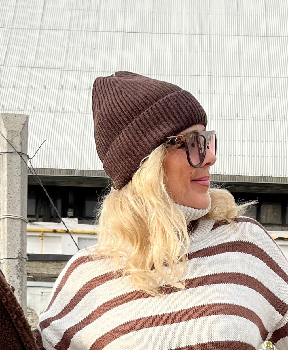 Csokibarna sapka 3613