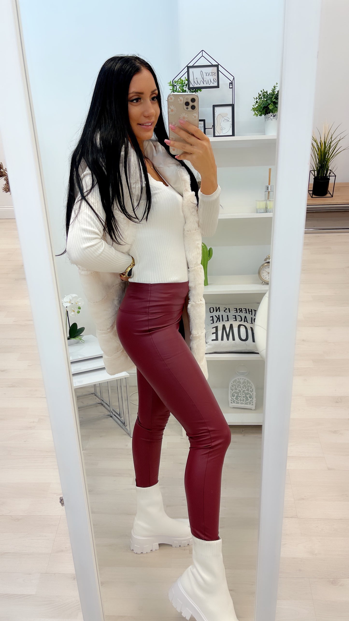 Műbőr leggings/ 3070