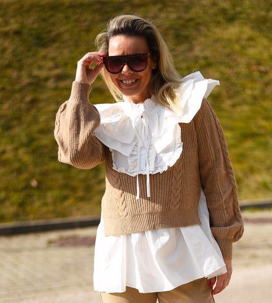 03667 KELLY pulóver/inggel